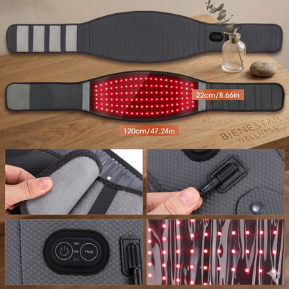 GentleCare™ - Advanced Red Light Therapy Belt for Instant Back Pain Relief.